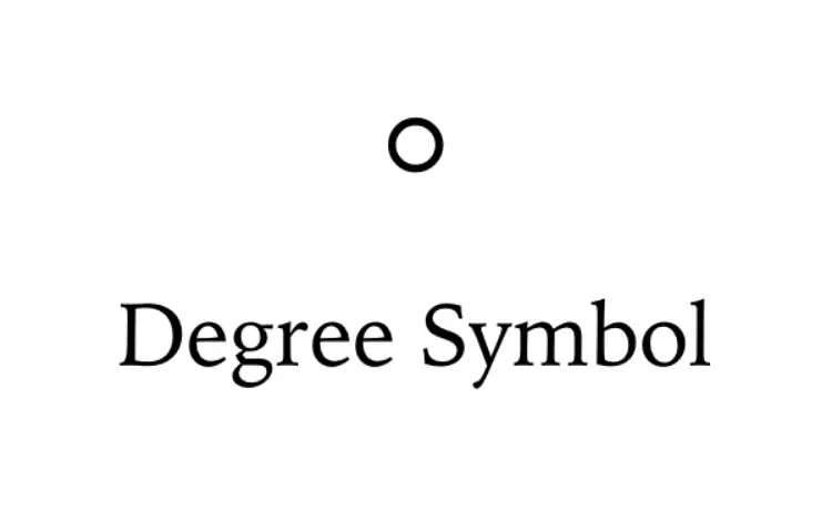 How to use the Degree symbol on Mac OS (OS X)