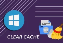 How to clear all cache on Windows