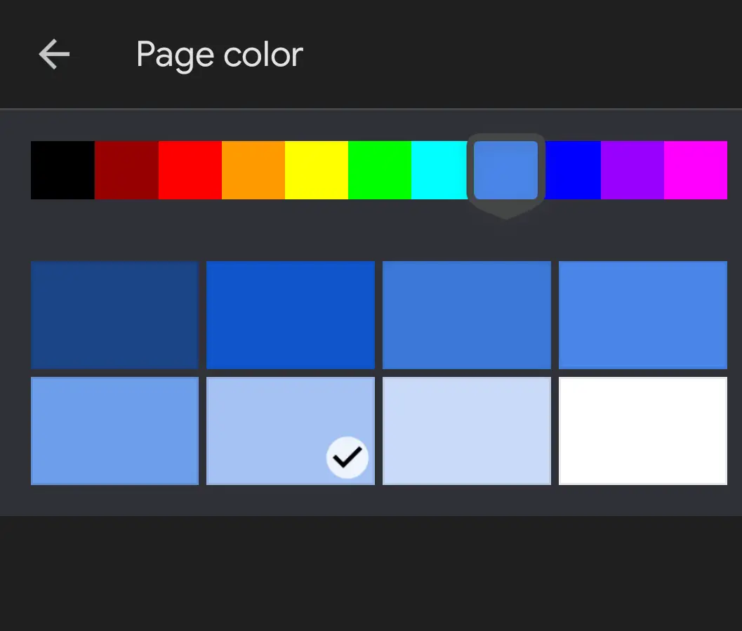 How to change Google Docs background color TabTV