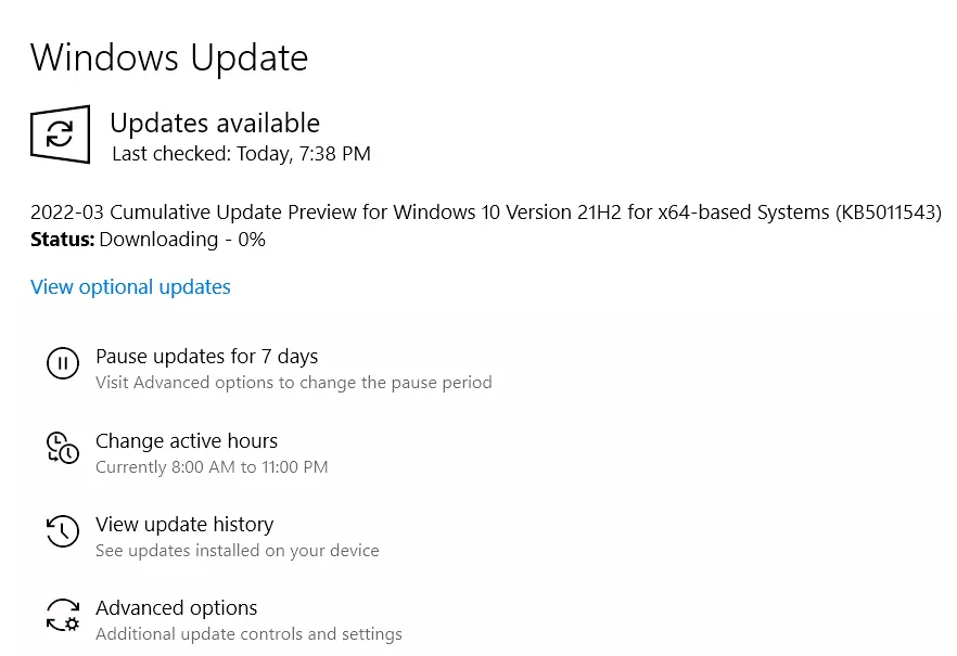 How to install the latest update for Windows 10 using the Windows Update option-3