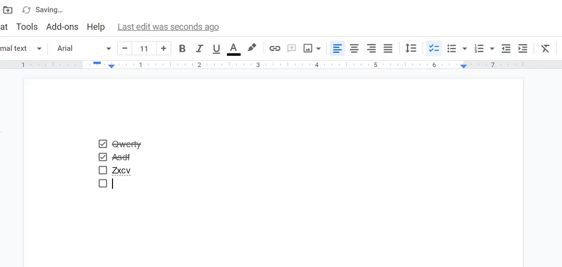 How to insert a checkbox in Google Docs | Tab-TV