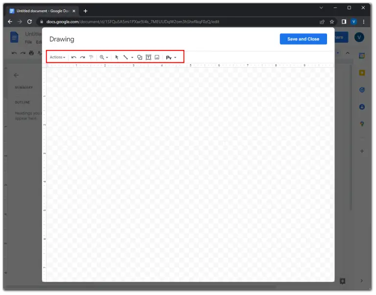 How to draw on Google Docs TabTV