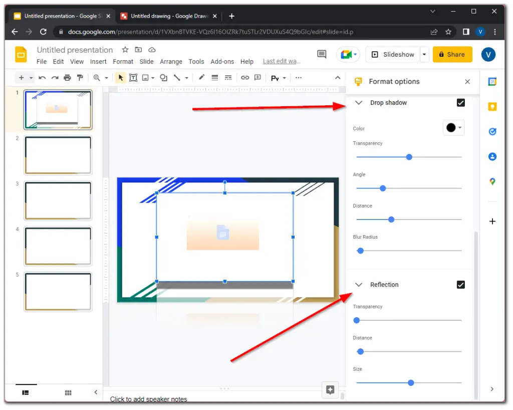 How to change image transparency in Google Slides TabTV
