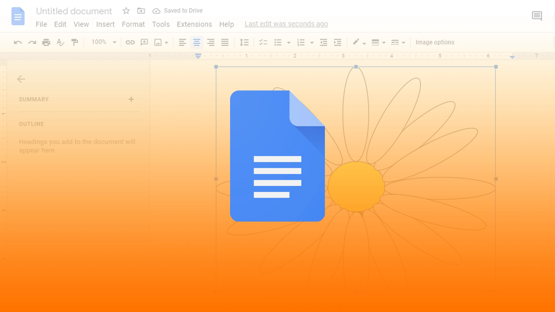 How to draw on Google Docs