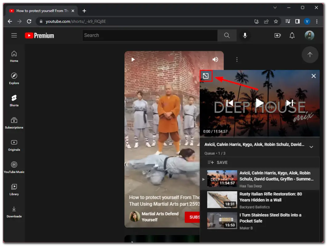 How to clear a queue on YouTube TabTV