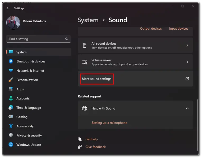 How to change microphone sensitivity on Windows TabTV