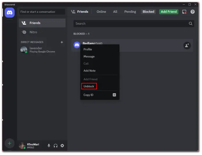 How to unblock people on Discord | Tab-TV