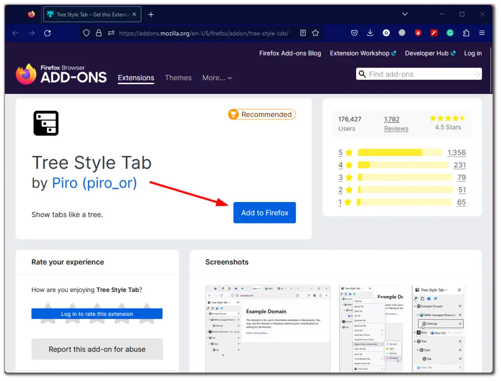 How to use vertical tabs in Firefox TabTV