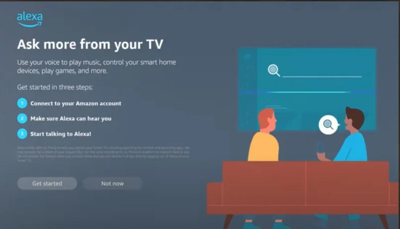 Setting up Alexa on your LG TV