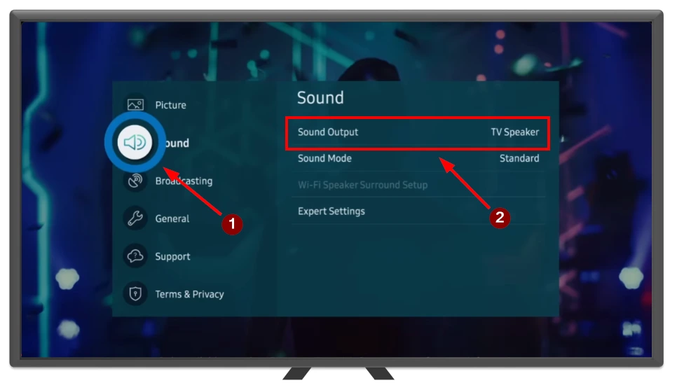 How to connect Samsung Soundbar to Samsung TV TabTV
