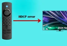 HDCP error detected, cause, how to fix it