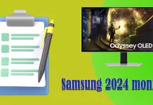 List of Samsung 2024 monitors