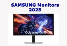 Samsung monitors released in 2025, brief overview