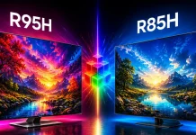 Samsung TVs with Micro RGB Technology, R95H vs R85H