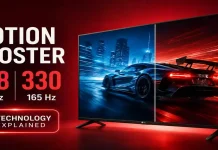 Motion Booster 288 and 330 technology in LG TVs