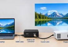 Coax to HDMI or HDMI to Coax, how to connect